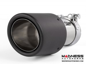 Custom Exhaust Tips - Set of 2 - Carbon Fiber -  2.75" ID